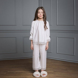 Kid's Lace Pajamas Two-Piece Set